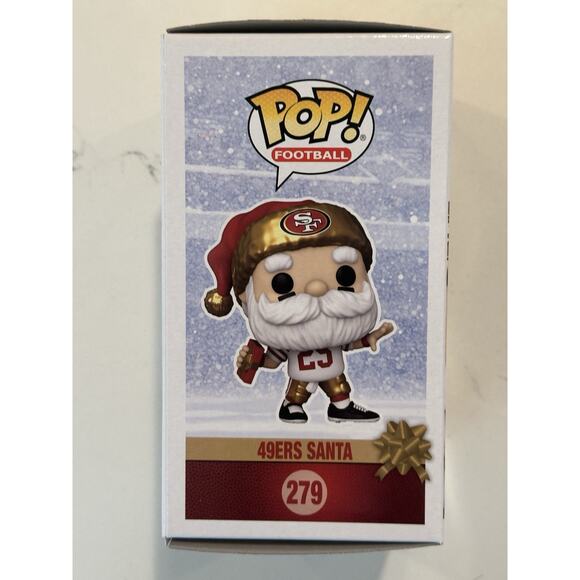 Funko POP! NFL San Francisco 49ers Santa #279 Fanatics 2024 Holiday Ex. #3 - Picture 4 of 7